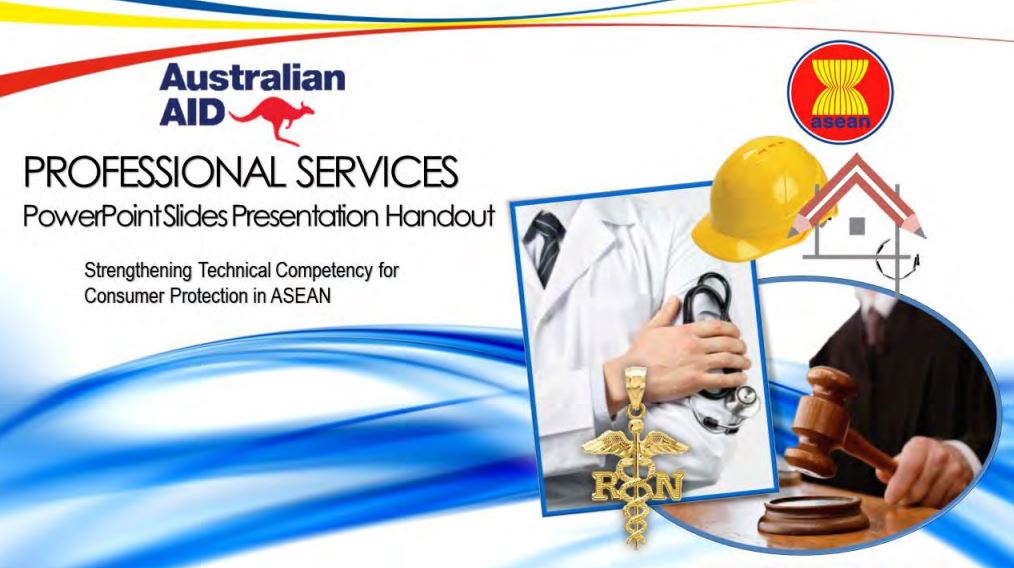 ASEAN Training Manuals on Professional Services